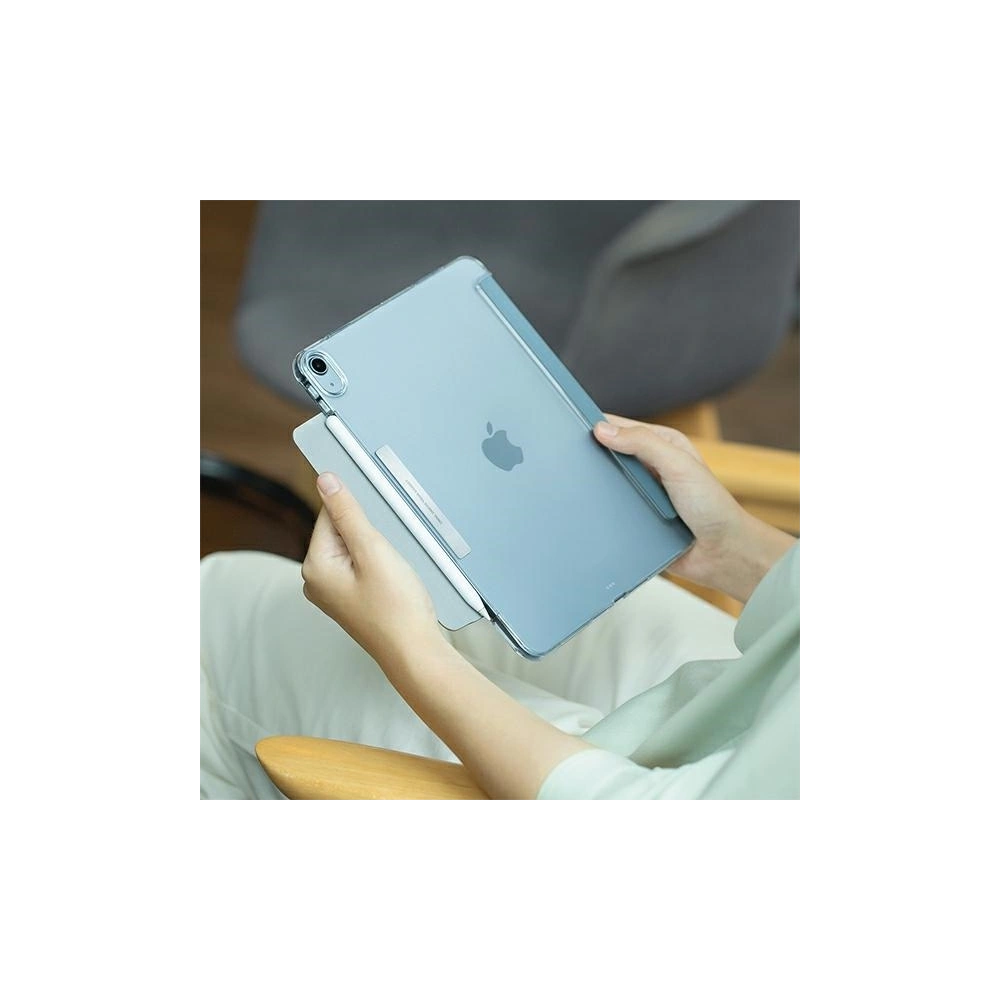 [OUTLET] Etui UNIQ Camden Apple iPad Air 10.9 2020/2022 (4. i 5. generacji) / iPad Air 11 2024 (6. generacji) zielony/sage green Antimicrobial