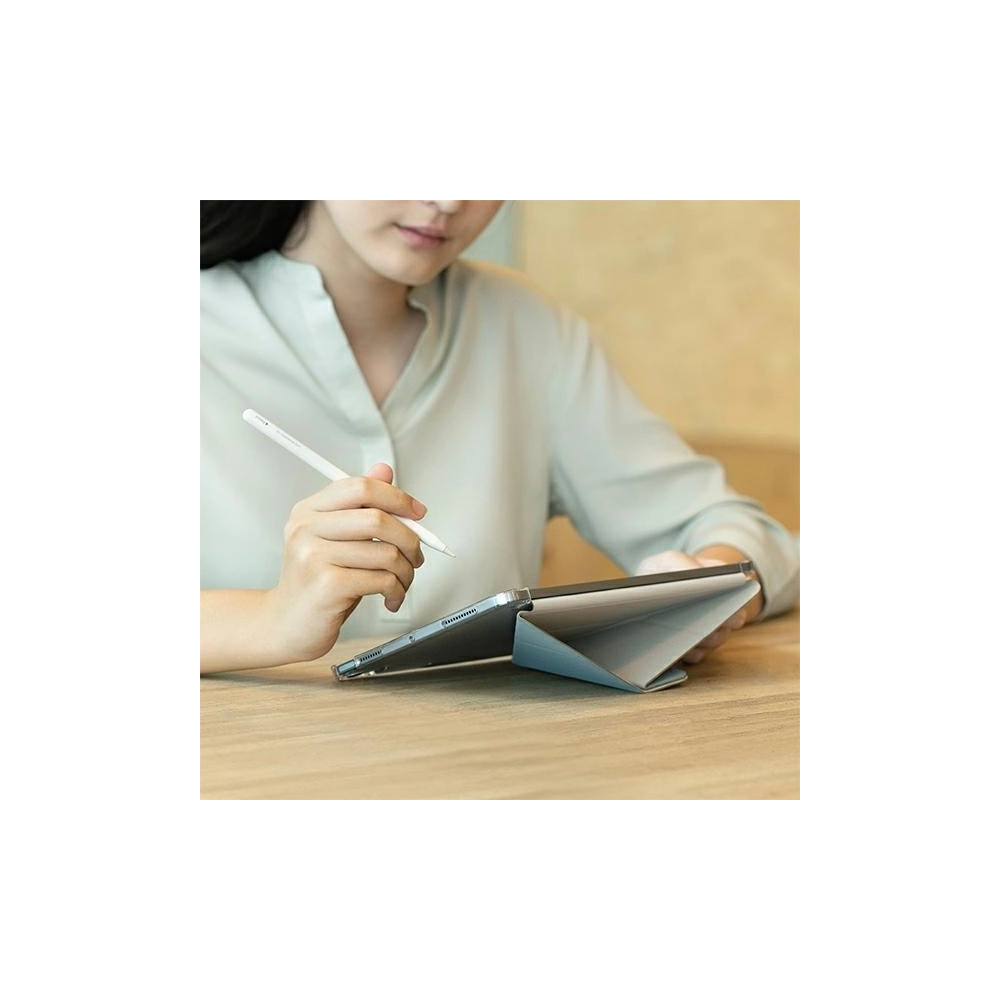 [OUTLET] Etui UNIQ Camden Apple iPad Air 10.9 2020/2022 (4. i 5. generacji) / iPad Air 11 2024 (6. generacji) zielony/sage green Antimicrobial