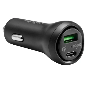Kup Ładowarka samochodowa Spigen SteadiBoost F31QC 2-port Car Charger PD 27W QC 3.0 Black - SPN2893 - {ean13} - Sklep Home Screen