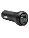 Spigen Autoladegerät SteadiBoost F31QC 2-Port Autoladegerät PD 27W QC 3.0 Schwarz