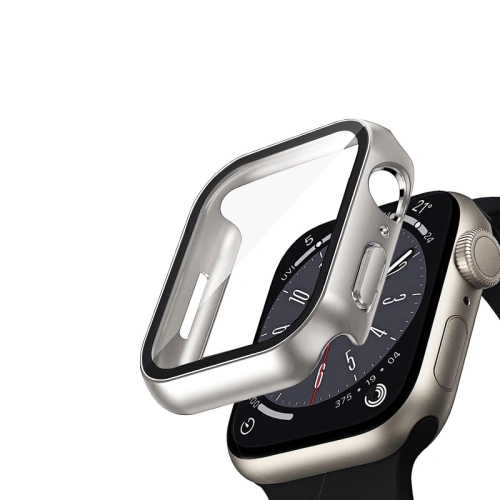 Kup Case + Glas Crong Hybrid Watch Case Apple Watch 4/5/6/7/SE/8/9 40/41MM (Starlight) - CRG611 - {ean13} - Sklep Home Screen