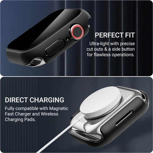Kup Case + Glas Crong Hybrid Watch Case Apple Watch 4/5/6/7/SE/8/9 40/41MM (klar) - CRG612 - {ean13} - Sklep Home Screen