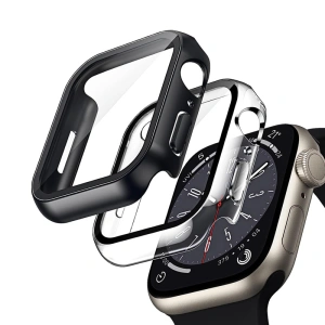 Kup Etui + szkło Crong Hybrid Watch Case Apple Watch 4/5/6/7/SE/8/9 40/41MM (Clear) - CRG612 - {ean13} - Sklep Home Screen