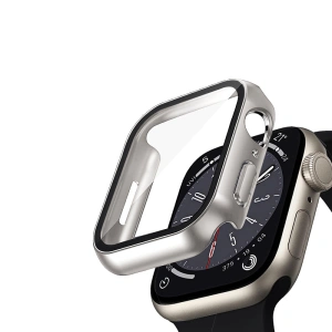 Kup Case + Glas Crong Hybrid Watch Case Apple Watch 4/5/6/7/SE/8/9 40/41mm (Starlight) - CRG613 - {ean13} - Sklep Home Screen