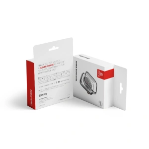 Etui + üveg Crong Hybrid óra tok Apple Watch 4/5/6/7/SE/8/9 40/41mm (Átlátszó)