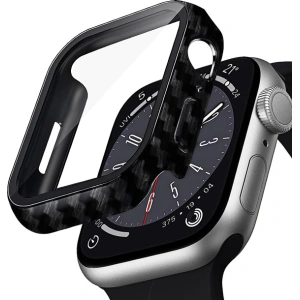 Kup Case + Glas Crong Hybrid Watch Case Apple Watch 4/5/6/7/SE/8/9 40/41mm (Carbon) - CRG615 - {ean13} - Sklep Home Screen