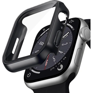 Kup Case + Glas Crong Hybrid Watch Case Apple Watch 4/5/6/7/SE/8/9 40/41mm (Schwarz) - CRG616 - {ean13} - Sklep Home Screen