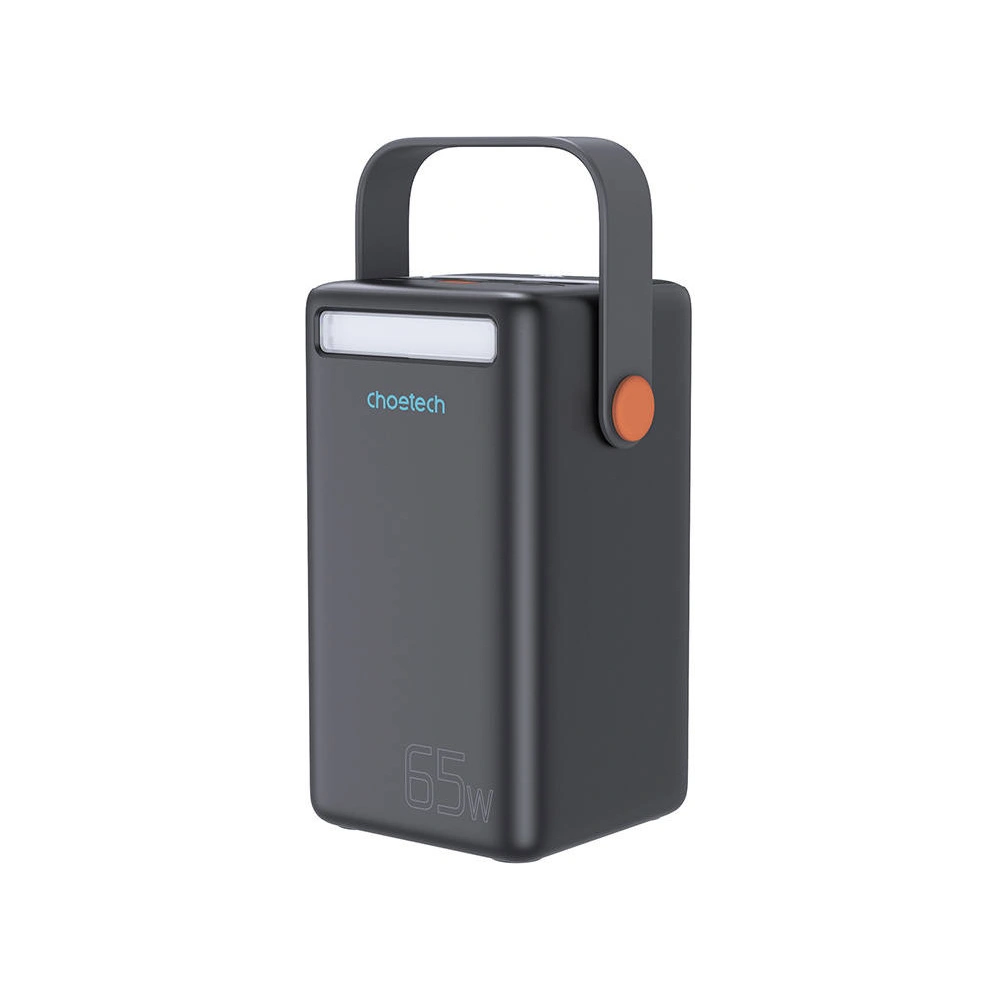 Mini stacja zasilania powerbank Choetech B664 50000mAh 65W (czarna)