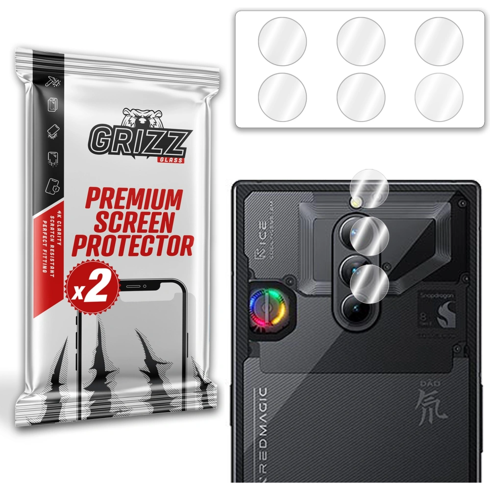 Szkło na aparat GrizzGlass HybridGlass Camera do Nubia Red Magic 8S Pro+
