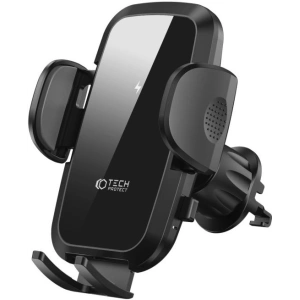 Buy Tech-Protect CM15W-V1 Dashboard & Vent Car Mount Wireless Charger 15W Black - THP2114 - {ean13} - Home Screen Store Europe
