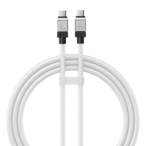 Kup Baseus Cablu CoolPlay USB-C/USB-C 100W, 1m (alb) - BSU4392 - {ean13} - Sklep Home Screen
