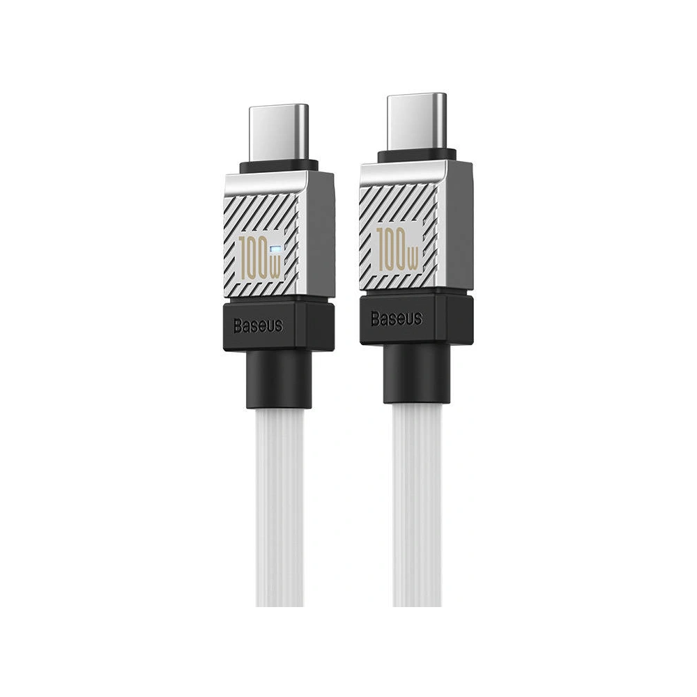 Kabel Baseus CoolPlay USB-C/USB-C 100W, 1m (biały)