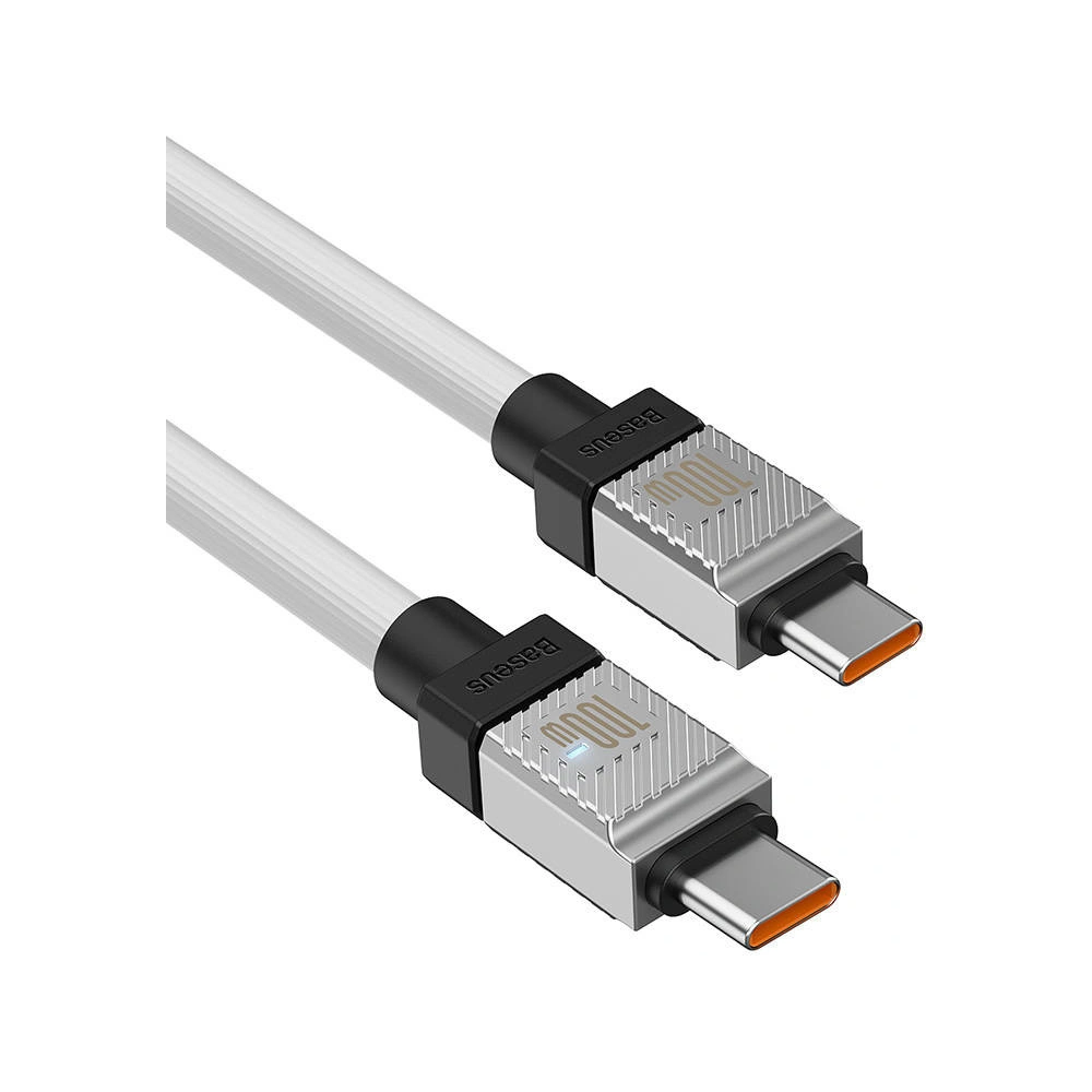 Kabel Baseus CoolPlay USB-C/USB-C 100W, 1m (biały)