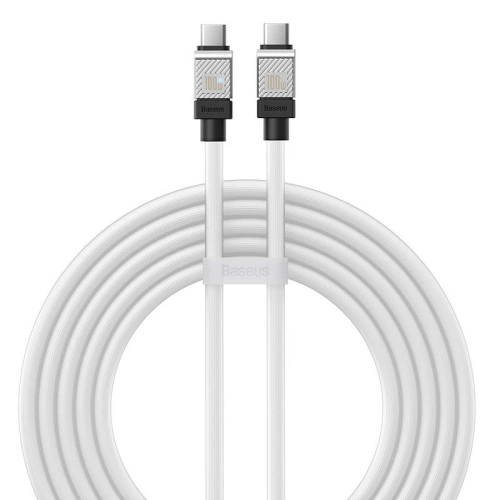 Kup Kabel Baseus CoolPlay USB-C/USB-C 100W 2m (biały) - BSU4396 - {ean13} - Sklep Home Screen