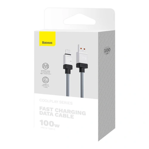 Kup Kabel Baseus CoolPlay USB-A/USB-C 100W 1m (černý) - BSU4399 - {ean13} - Sklep Home Screen