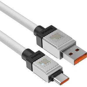 Kabel Baseus CoolPlay USB-A/USB-C 100W 1m (biały)