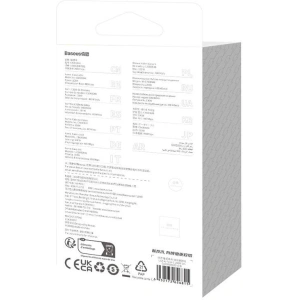 Kabel Baseus CoolPlay USB-A/USB-C 100W 1m (biały)