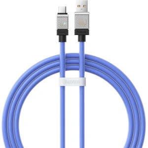 Kabel Baseus CoolPlay USB-A/USB-C 100W 1m (niebieski)