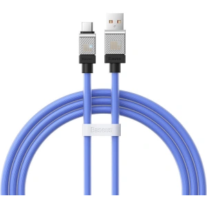 Kabel Baseus CoolPlay USB-A/USB-C 100W 1m (niebieski)