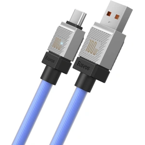 Kabel Baseus CoolPlay USB-A/USB-C 100W 1m (niebieski)
