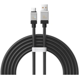 Kabel Baseus CoolPlay USB-A/USB-C 100W 2m (czarny)