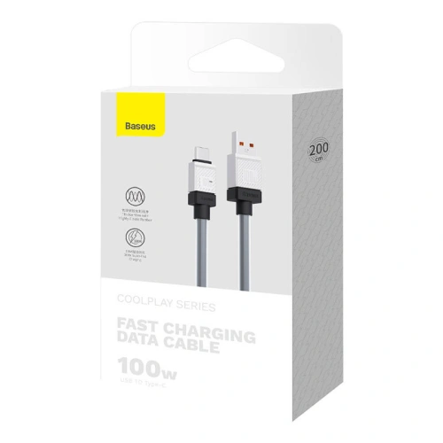 Kup Kabel Baseus CoolPlay USB-A/USB-C 100W 2m (černý) - BSU4403 - {ean13} - Sklep Home Screen
