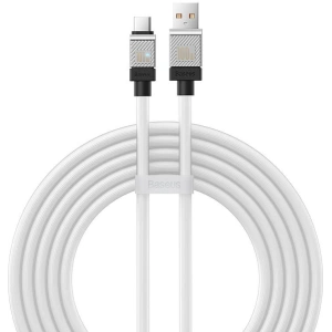 Kabel Baseus CoolPlay USB-A/USB-C 100W 2m (biały)