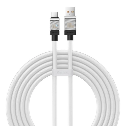 Kup Kábel Baseus CoolPlay USB-A/USB-C 100W 2m (fehér) - BSU4404 - {ean13} - Sklep Home Screen