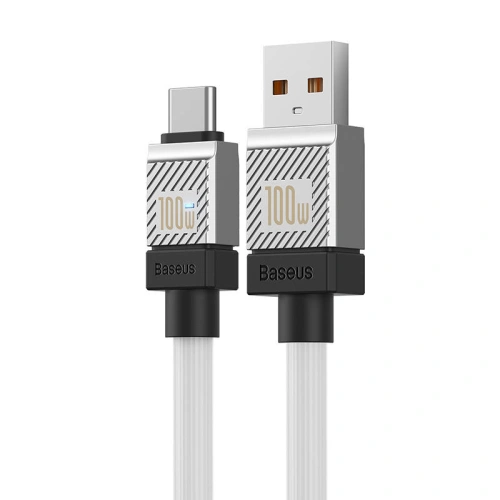 Kup Kabel Baseus CoolPlay USB-A/USB-C 100W 2m (bílý) - BSU4404 - {ean13} - Sklep Home Screen