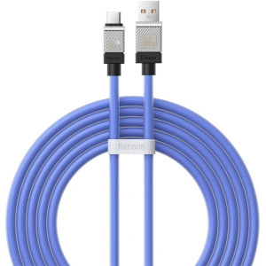 Kabel Baseus CoolPlay USB-A/USB-C 100W 2m (niebieski)
