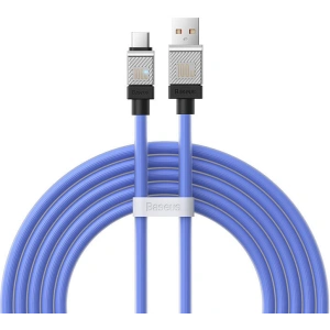 Kabel Baseus CoolPlay USB-A/USB-C 100W 2m (niebieski)