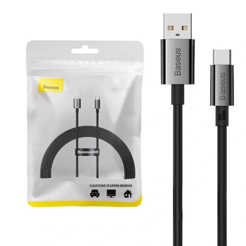 Kup Kábel Baseus Superior USB-A/USB-C 100W 2m (fekete) - BSU4409 - {ean13} - Sklep Home Screen