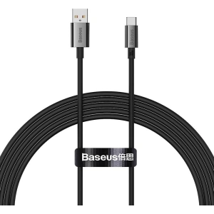 Kabel Baseus Superior USB-A/USB-C 100W 2m (černý)