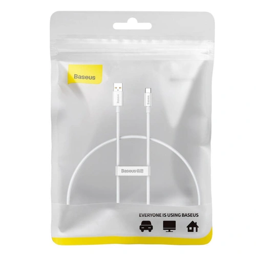 Kup Baseus 0.25m Kabel Superior USB-A/USB-C 100W (weiß) - BSU4410 - {ean13} - Sklep Home Screen