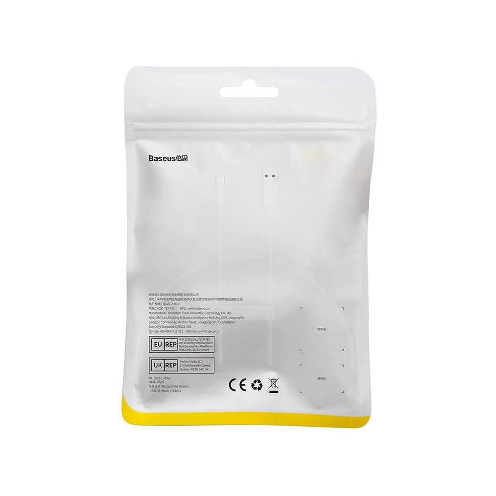 Kabel Baseus Superior USB-A/USB-C 100W 0.25m (biały)