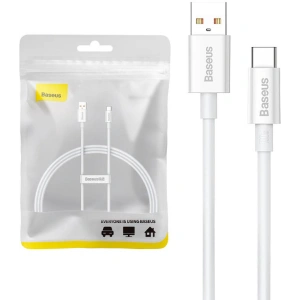 Kabel Baseus Superior USB-A/USB-C 100W 1m (biały)