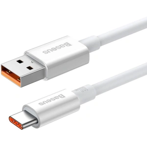 Kabel Baseus Superior USB-A/USB-C 100W 1m (biały)