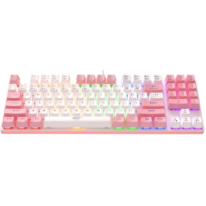 Kup Herní klávesnice HAVIT KB512L PRO (bílá růžová) - HVT216 - {ean13} - Sklep Home Screen