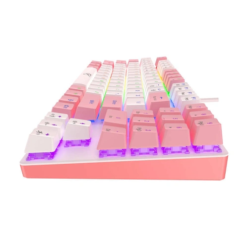 Kup Tastatura de gaming HAVIT KB512L PRO (alb și roz) - HVT216 - {ean13} - Sklep Home Screen