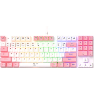 Kup Herní klávesnice HAVIT KB512L PRO (bílá růžová) - HVT216 - {ean13} - Sklep Home Screen