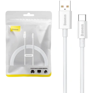 Kabel Baseus Superior USB-A/USB-C 100W 1.5m (biały)