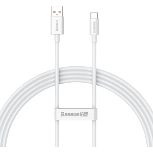 Kabel Baseus Superior USB-A/USB-C 100W 1.5m (biały)