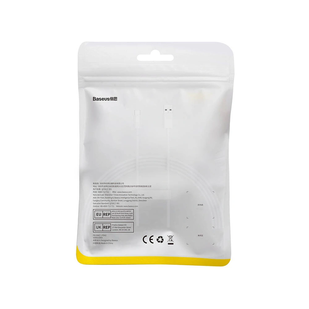 Kabel Baseus Superior USB-A/USB-C 100W 1.5m (biały)