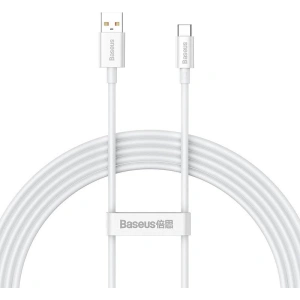 Kabel Baseus Superior USB-A/USB-C 100W 2m (biały)