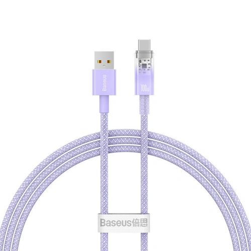 Kup Baseus Cablu USB-A/USB-C 6A 1m (violet) - BSU4417 - {ean13} - Sklep Home Screen