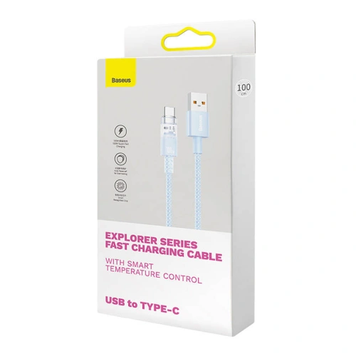 Kup Baseus Cablu USB-A/USB-C 6A 1m (albastru) - BSU4418 - {ean13} - Sklep Home Screen