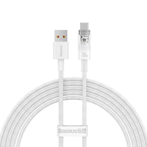 Kup Kabel Baseus USB-A/USB-C 6A 2m (Biały) - BSU4419 - {ean13} - Sklep Home Screen