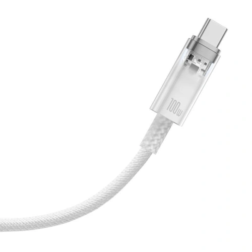 Kup Kabel Baseus USB-A/USB-C 6A 2m (Bílý) - BSU4419 - {ean13} - Sklep Home Screen