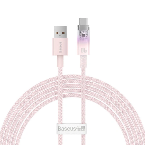 Kup Kábel Baseus USB-A/USB-C 6A 2m (Rózsaszín) - BSU4420 - {ean13} - Sklep Home Screen