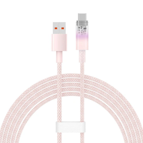 Kup Kábel Baseus USB-A/USB-C 6A 2m (Rózsaszín) - BSU4420 - {ean13} - Sklep Home Screen